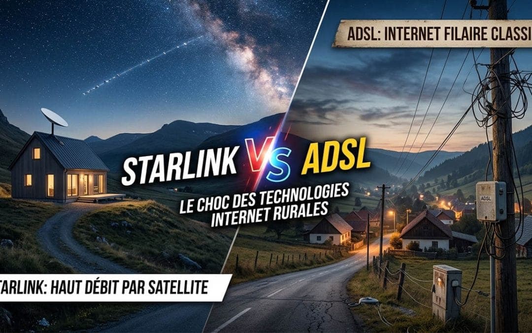 Starlink vs ADSL : le comparatif (et pourquoi le match est plié)